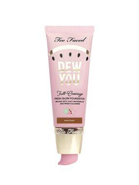 TOO FACED Tutti Frutti Dew You Fresh Glow Foundation MAHOGANY 1.35 fl oz